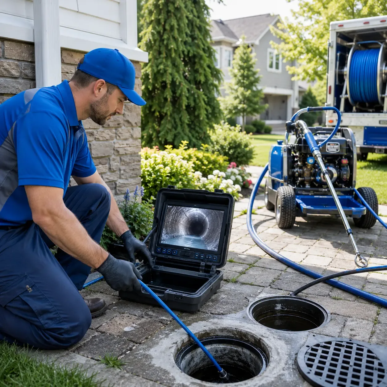 Outdoor drain cleaning professionals serving Mulhall, OK